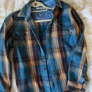 Outerknown plaid blanket shirt size small